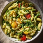 Green Goddess Pasta Salad in a bowl