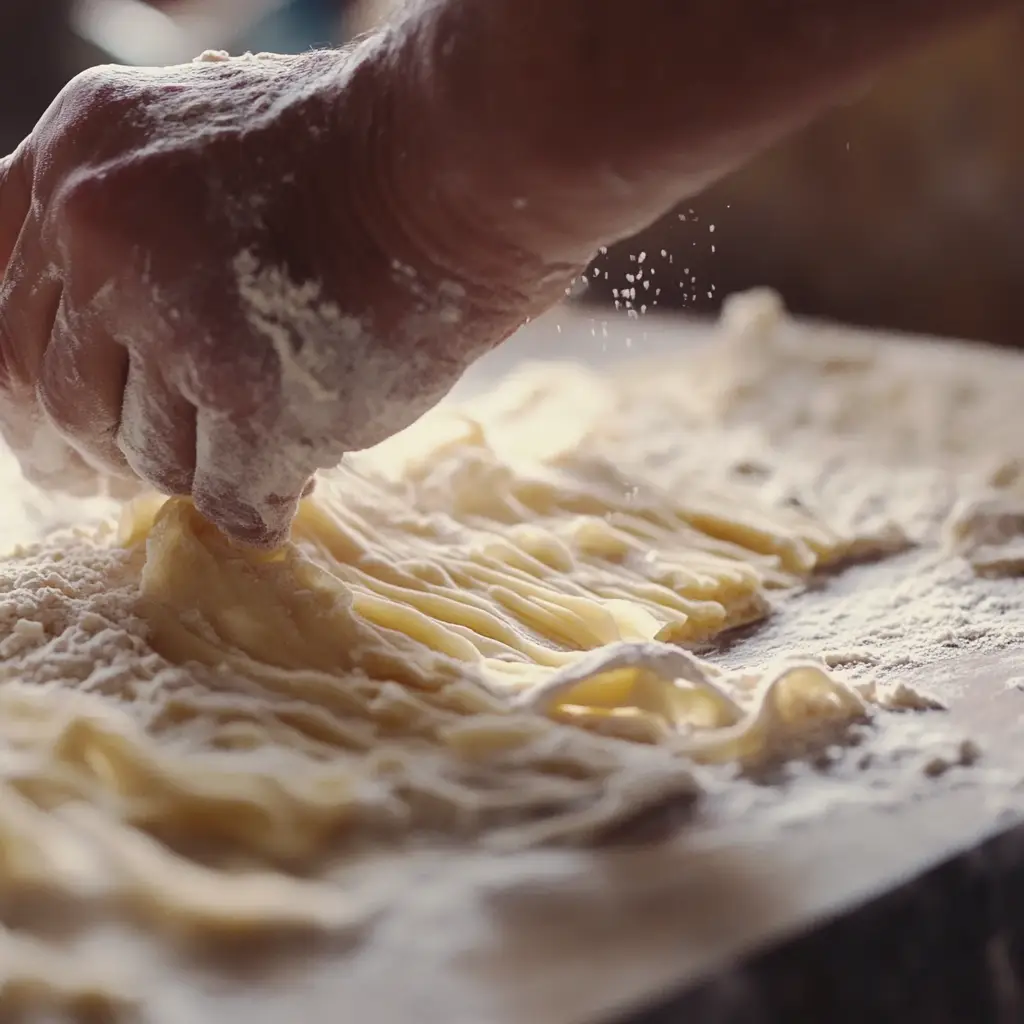 How to make homemade egg noodles for cafeteria recipe